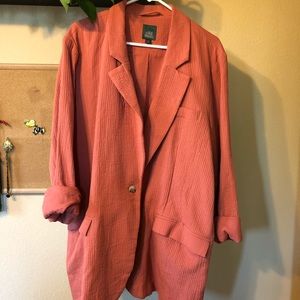 Plus sized Oversized Blazer NWOT 2x
